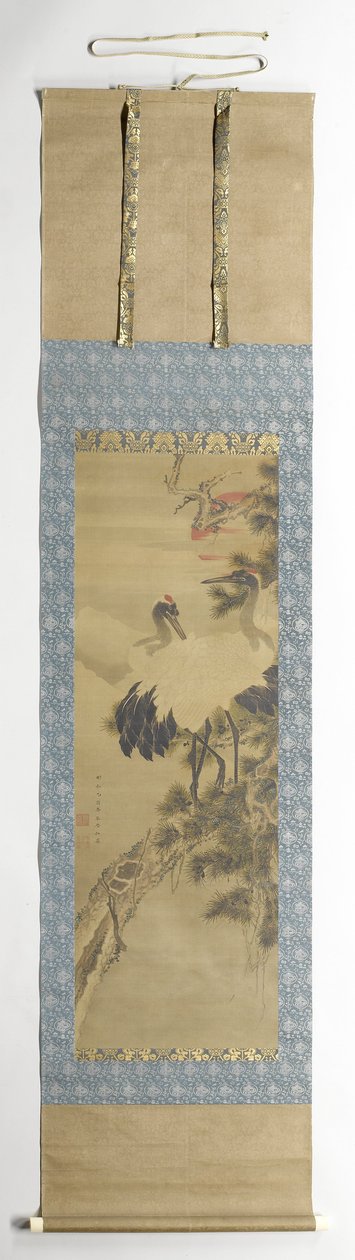 Sabah Güneşinde Turnalar by Maruyama Okyo