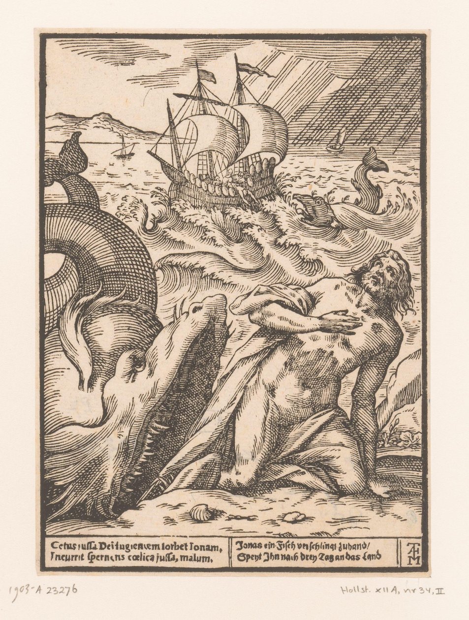 İsa, Evanjelistler ve Azizlerin Kıyısına Atılan Jonah (dizi adı) by Marx Anton Hannas