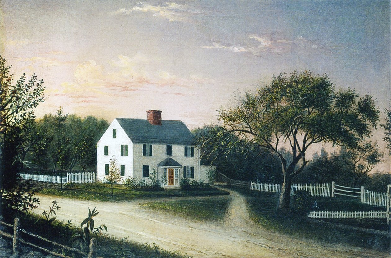 Sanatçılar aile evi, c.1859 by Mary Blood Mellen