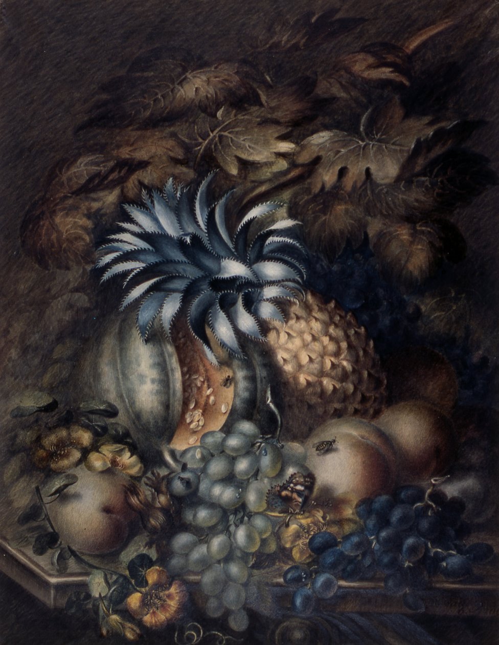 Meyve Çalışması (pastel) by Mary Bradley