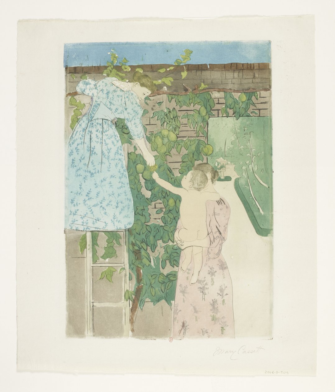 sebze bahçesi by Mary Cassatt