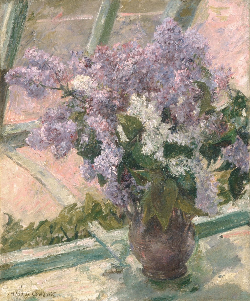 Penceredeki Leylaklar by Mary Cassatt