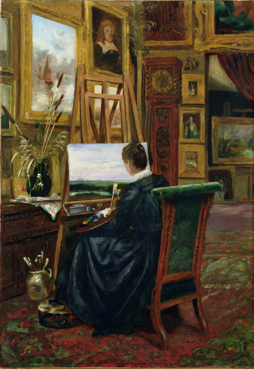 Bir Hanım Sanatçısı, 1887 by Mary Churchill