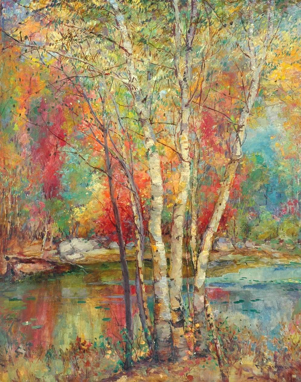 Gümüş Birches, c.1929 by Mary Ella Williams Dignam