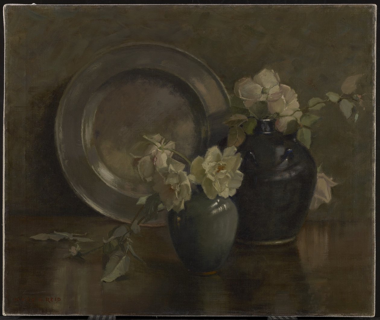 Grilerde Bir Çalışma, c.1913 by Mary Hiester Reid