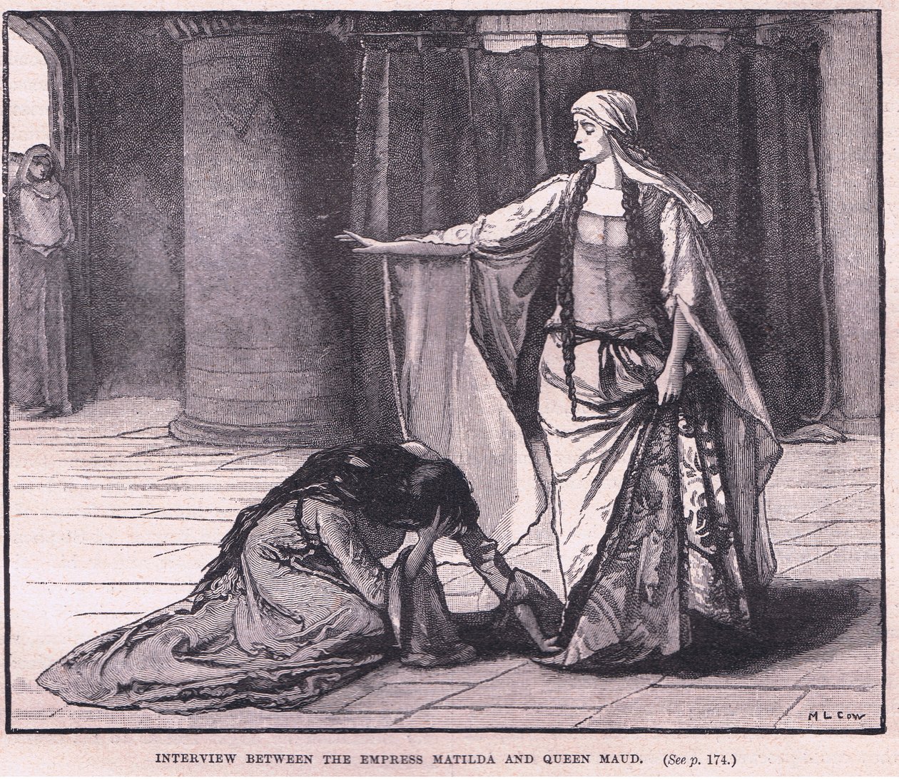 İmparatoriçe Matilda ve Kraliçe Maud AD 1141 arasındaki röportaj by Mary L. Gow