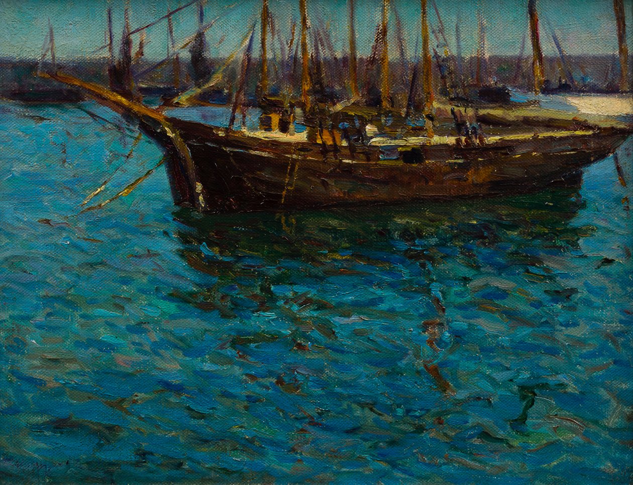 St Ives sınırlarındaki Balıkçı Tekneleri by Mary McCrossan