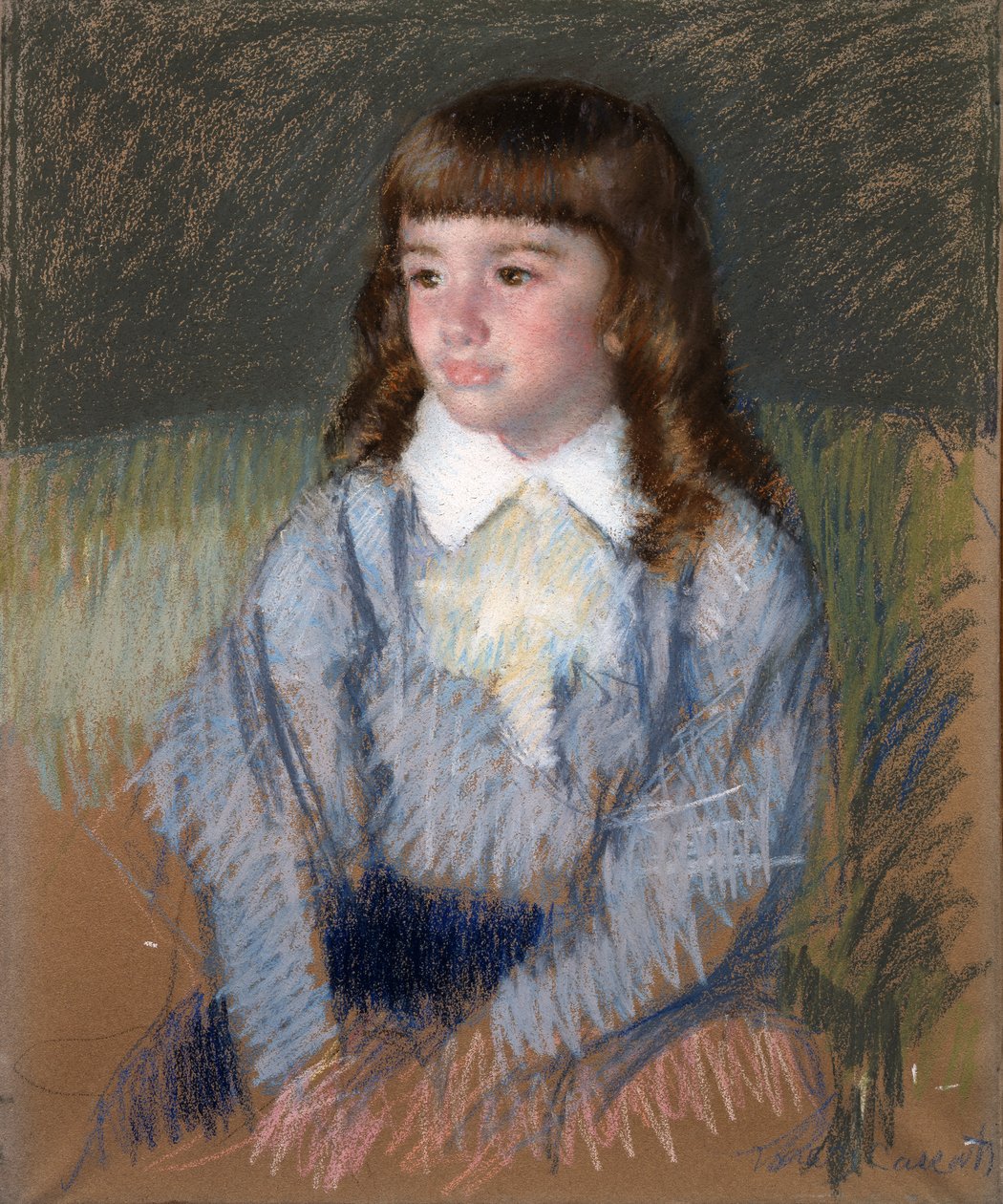 Mavili Küçük Çocuk by Mary Cassatt