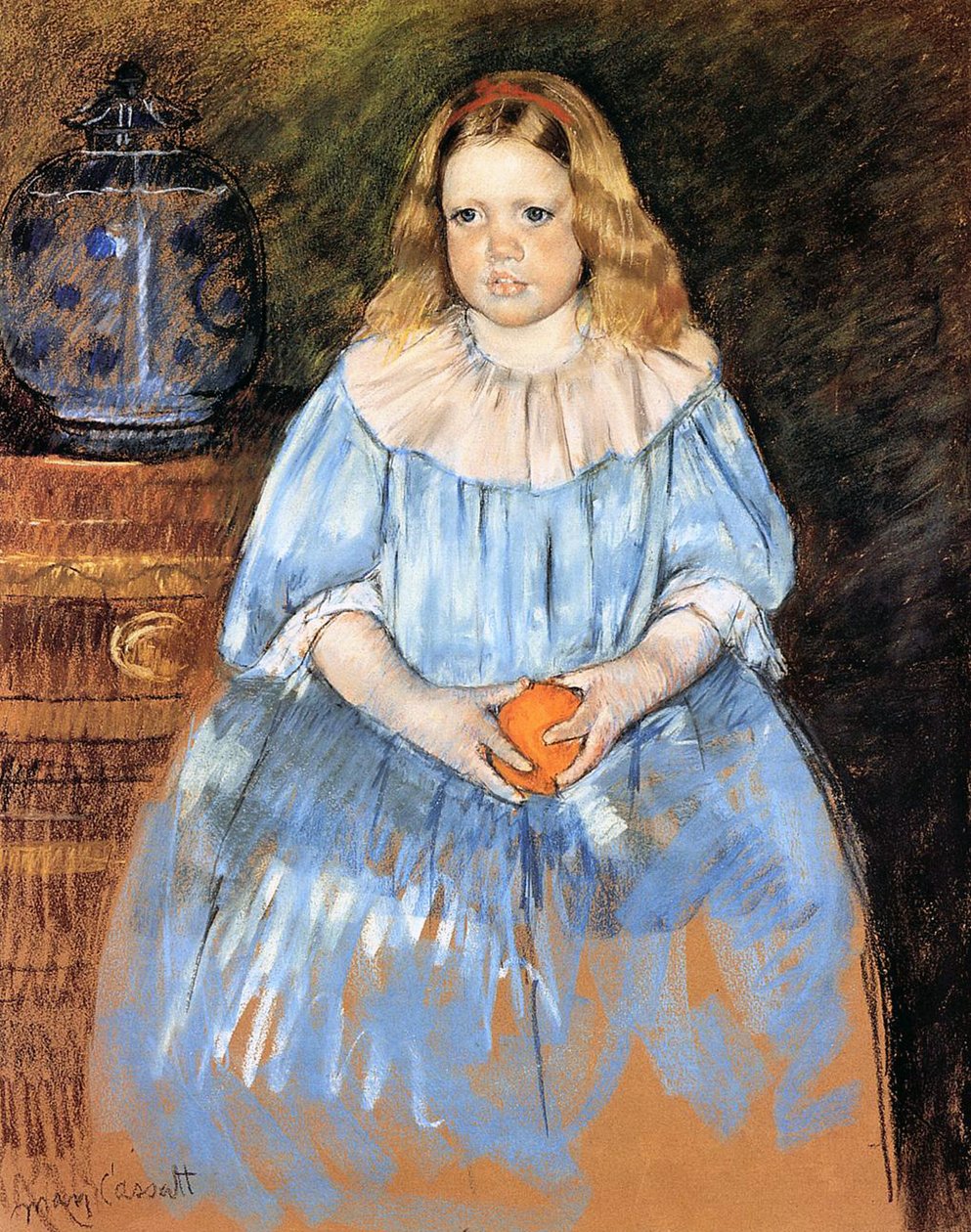 Margaret Milligan Sloan, 1893 (kağıt üzerinde pastel) by Mary Cassatt