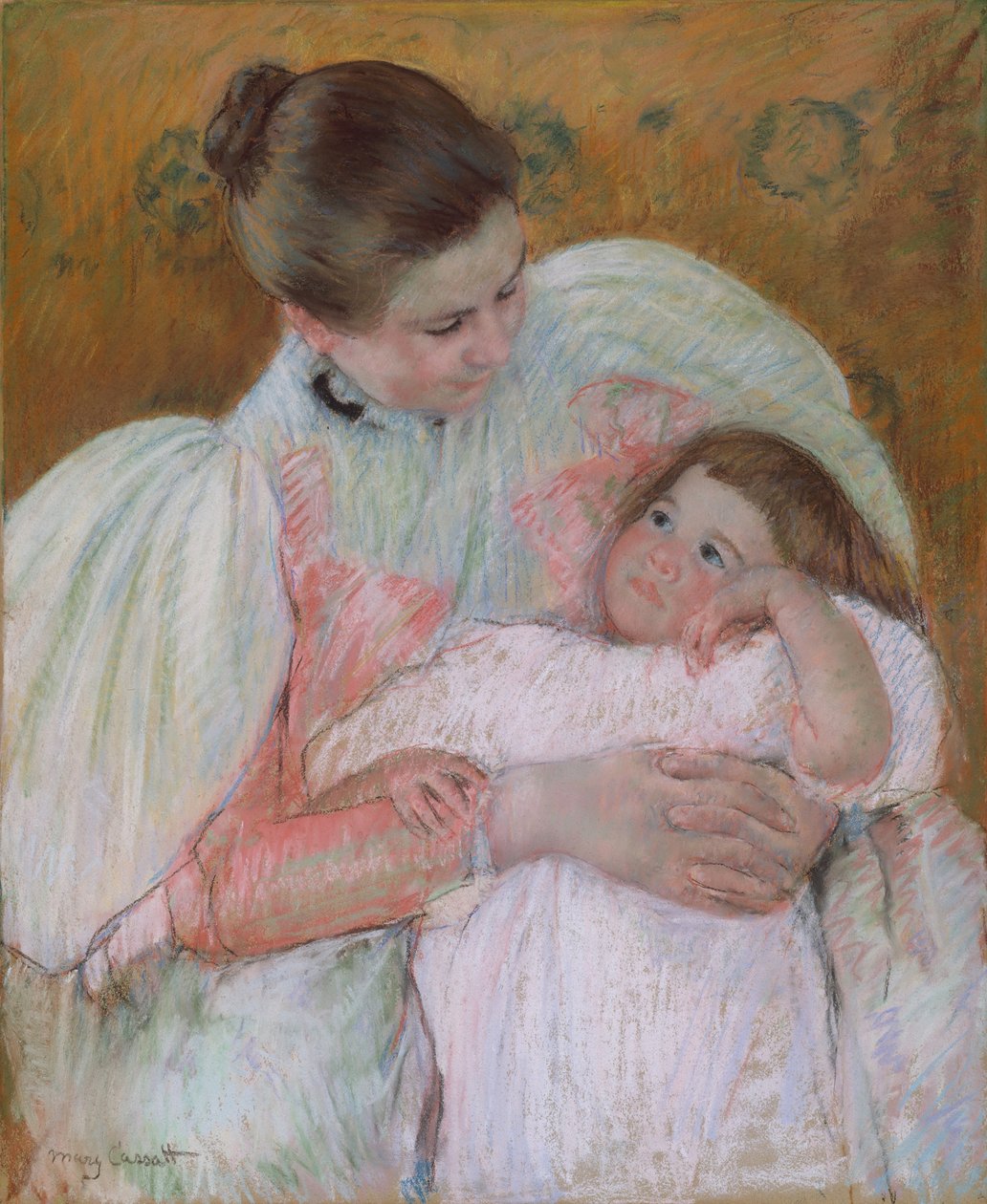 Hemşire ve Çocuk, 1896-7 by Mary Cassatt