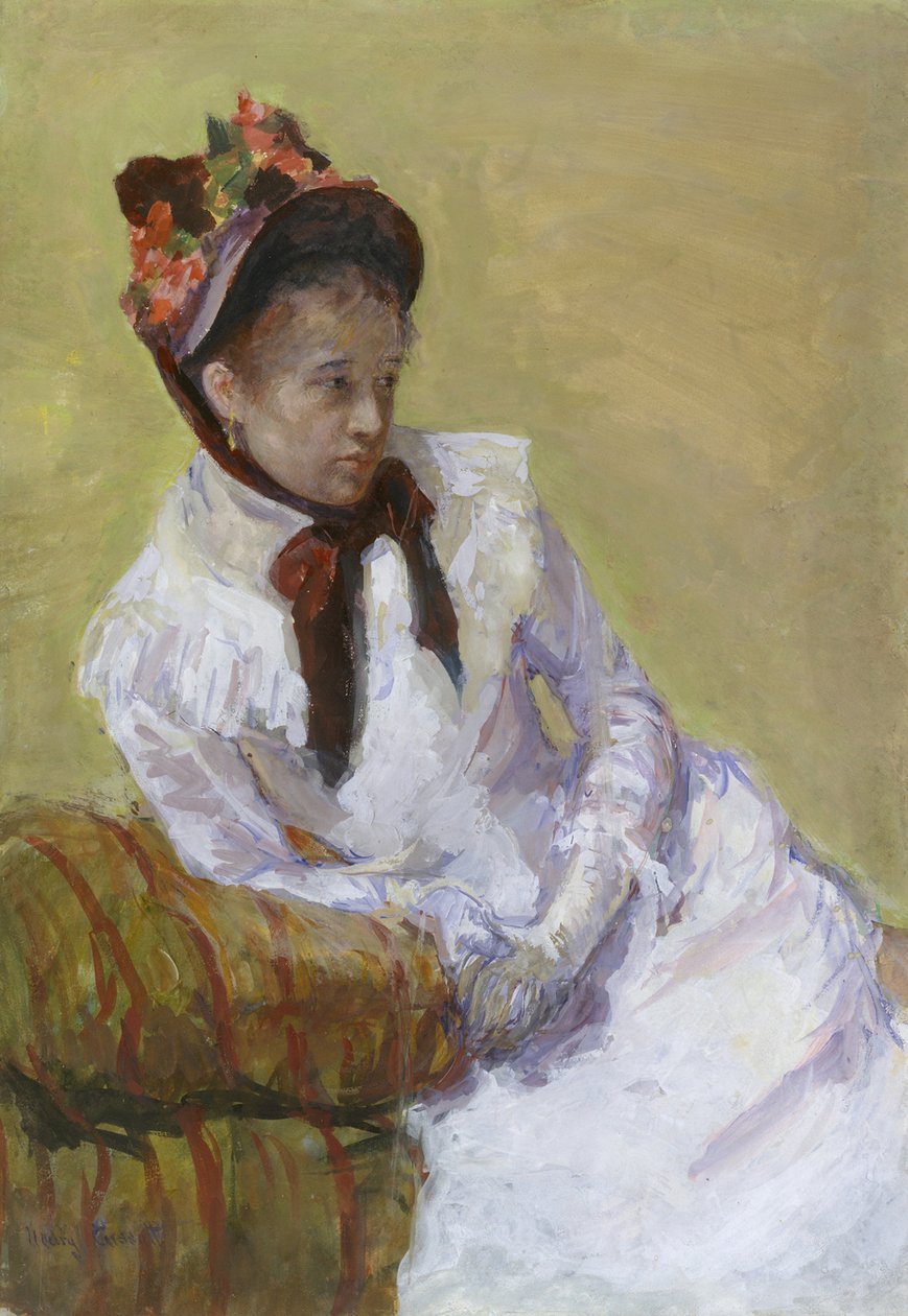 Sanatçının Portresi, 1878 by Mary Cassatt