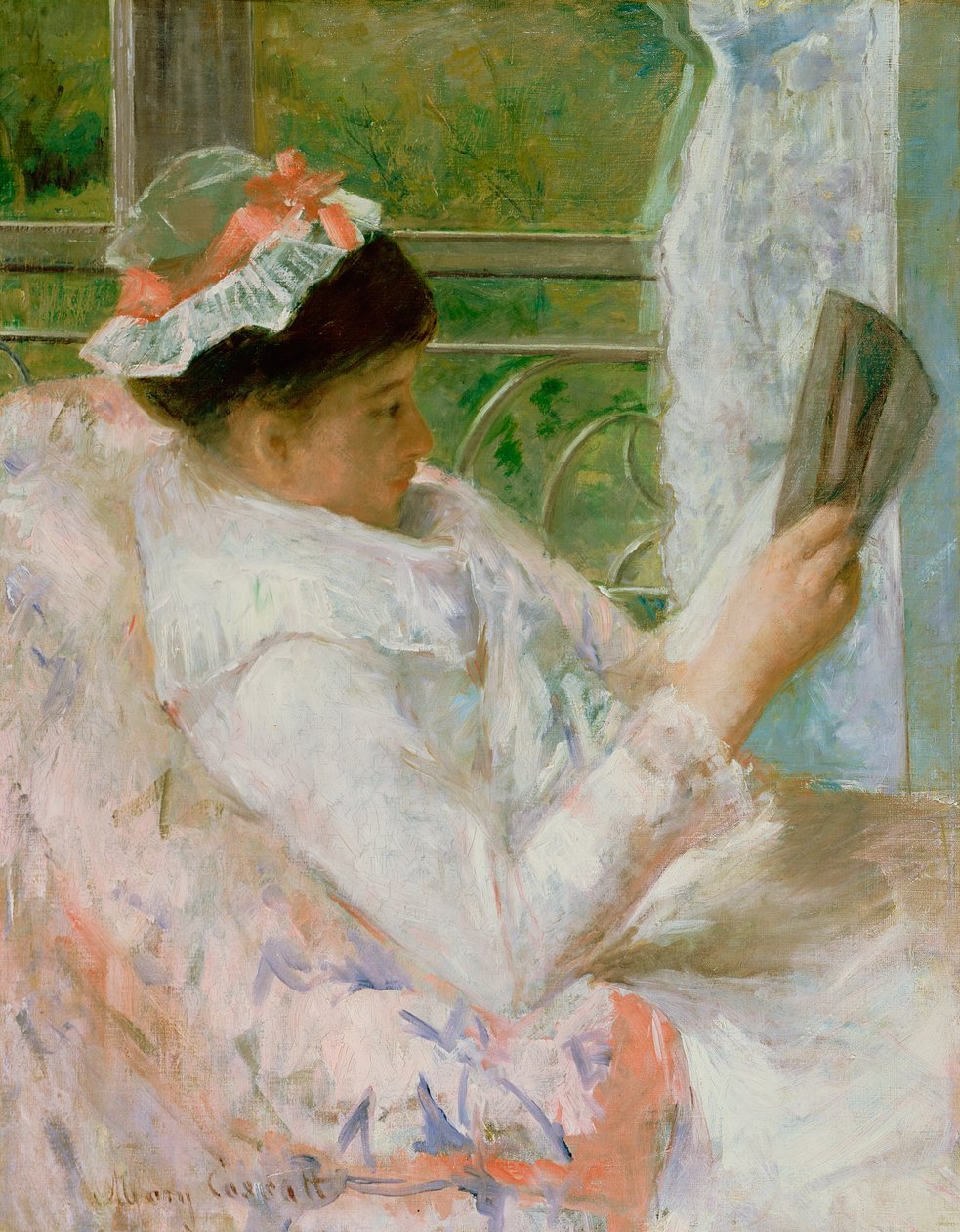 Okuyucu (Lydia Cassatt) c.1878 by Mary Cassatt