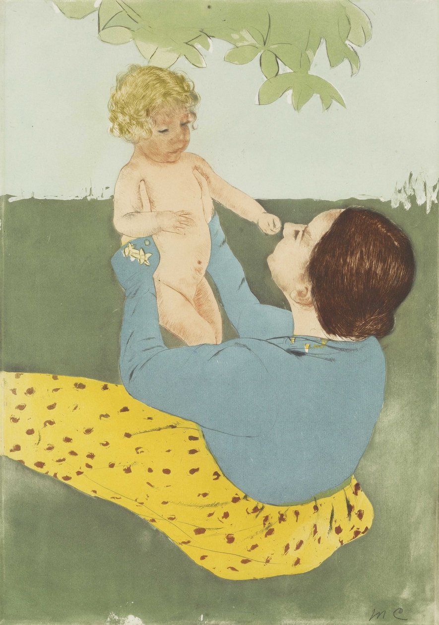 At Kestanesi Ağacının Altında by Mary Cassatt