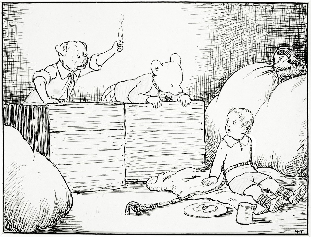 Rupert Bear Goes Hiking, pub