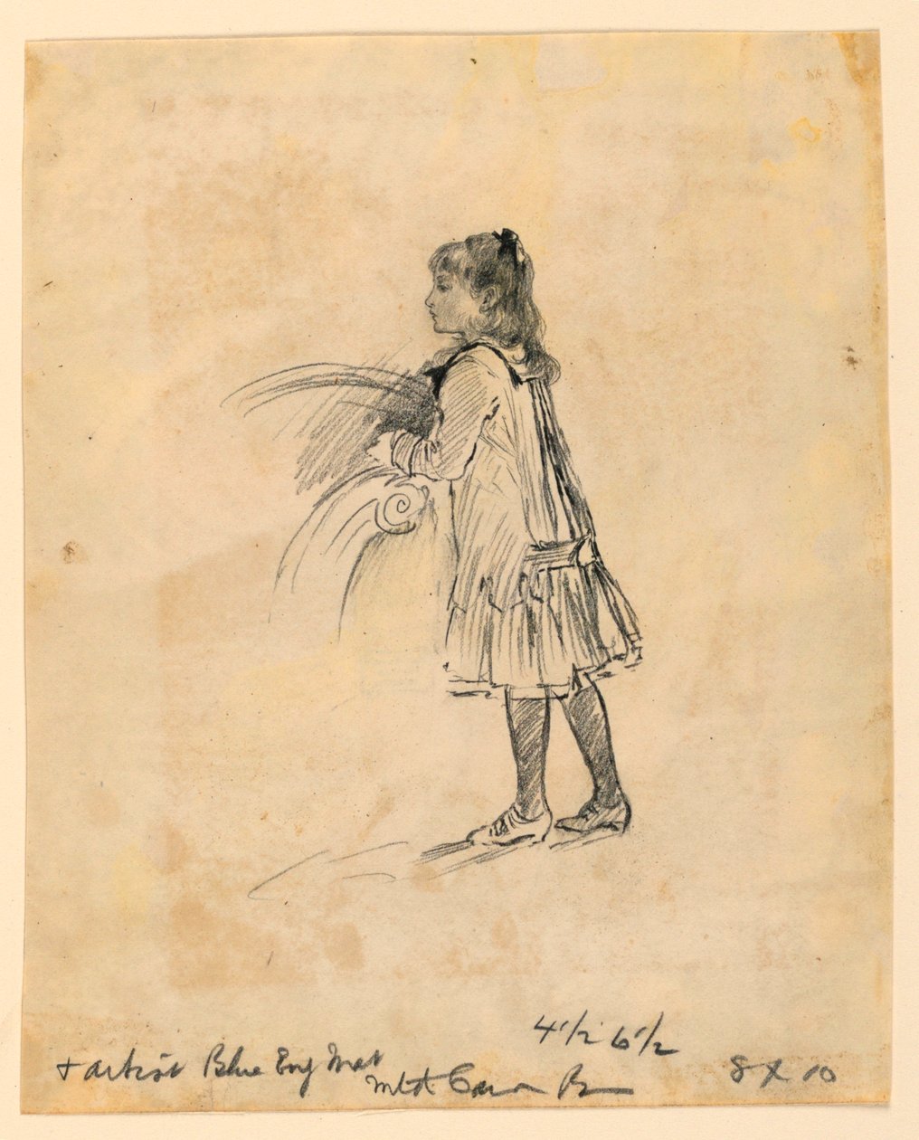 Çocukken Marian Hague by Mary A. Hallock Foote