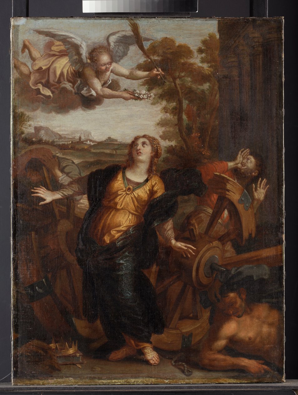 İskenderiyeli Aziz Catherine, c.1650-99 (tuval üzerine yağlı boya) by Mary Beale