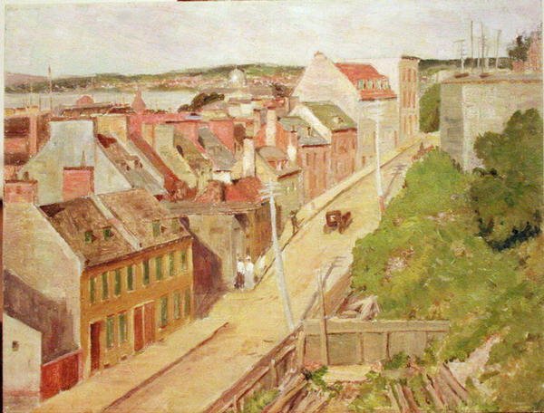 Quebec (sanatçı panosunda yağ) by Mary Bradish Titcomb