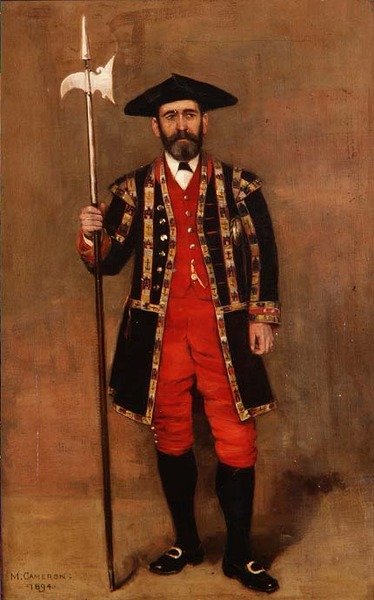 Bir Edinburg Halberdier by Mary Cameron