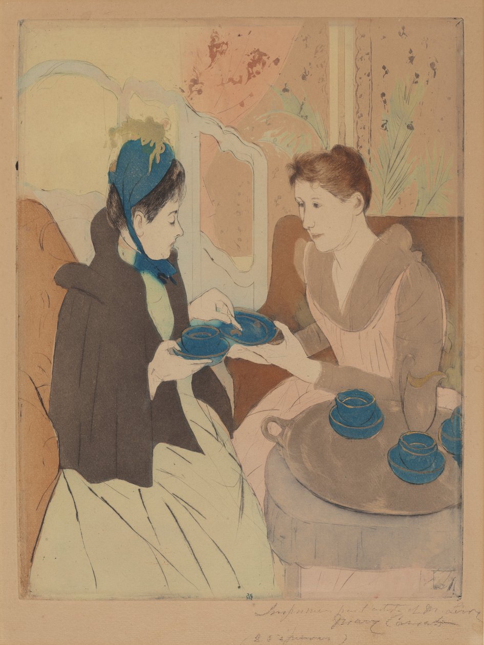 ikindi çayı partisi by Mary Cassatt