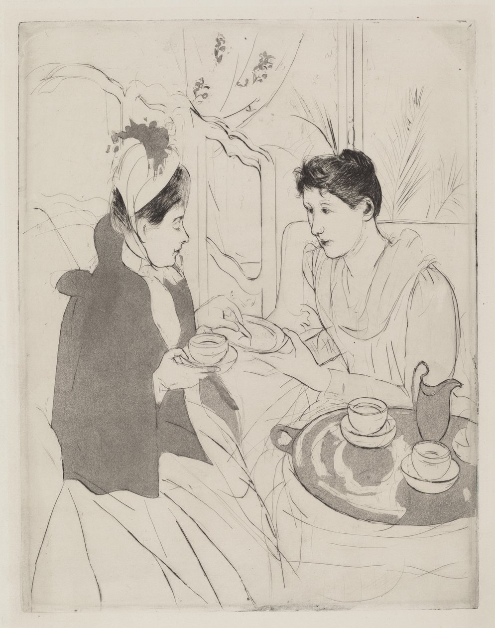 ikindi çayı partisi by Mary Cassatt