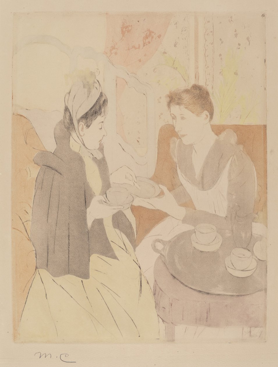 ikindi çayı partisi by Mary Cassatt