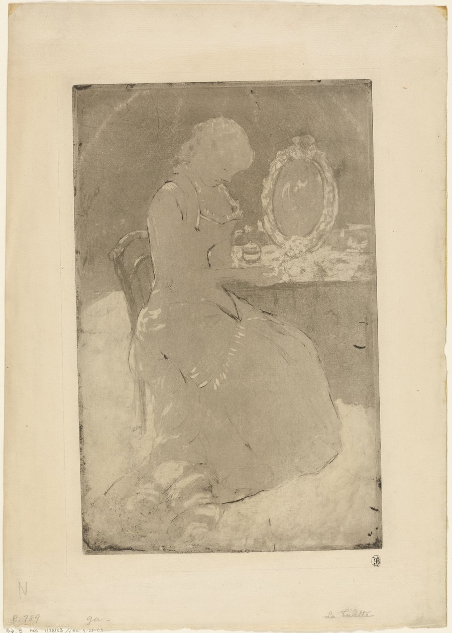 Soyunma Masasında by Mary Cassatt
