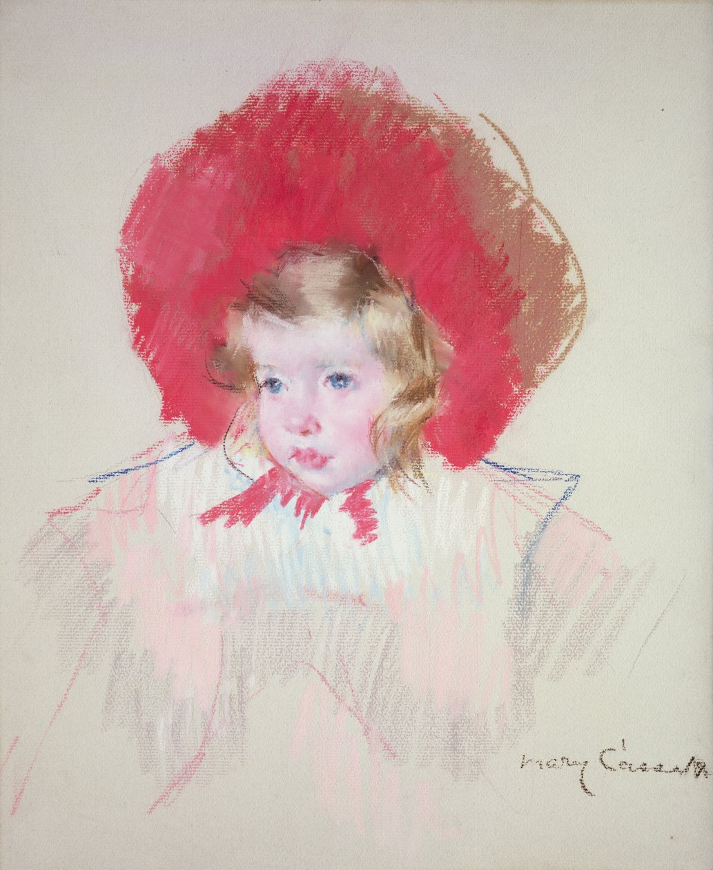 Kırmızı Şapkalı Çocuk, c.1904 by Mary Cassatt