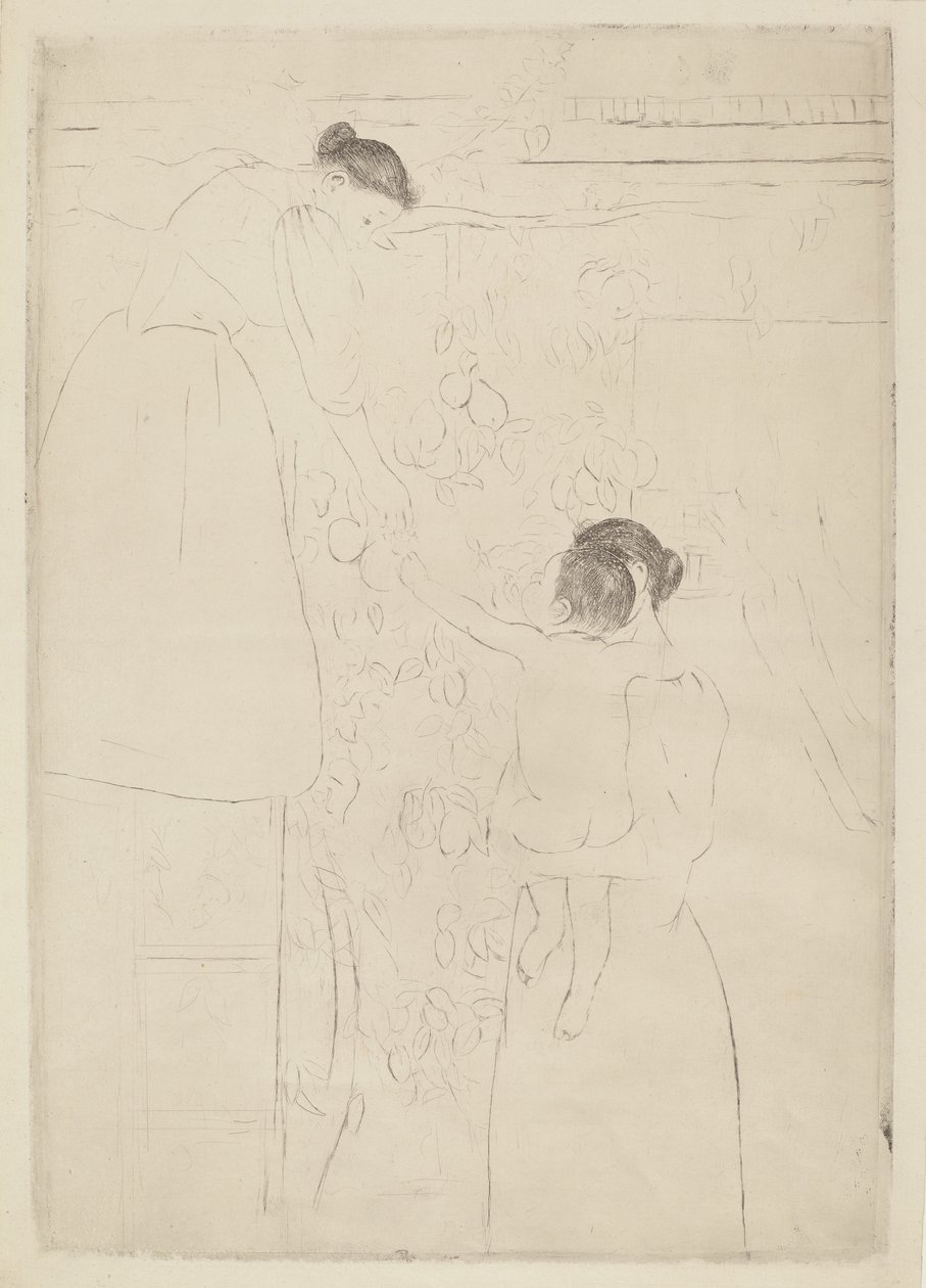 Meyve Toplama by Mary Cassatt