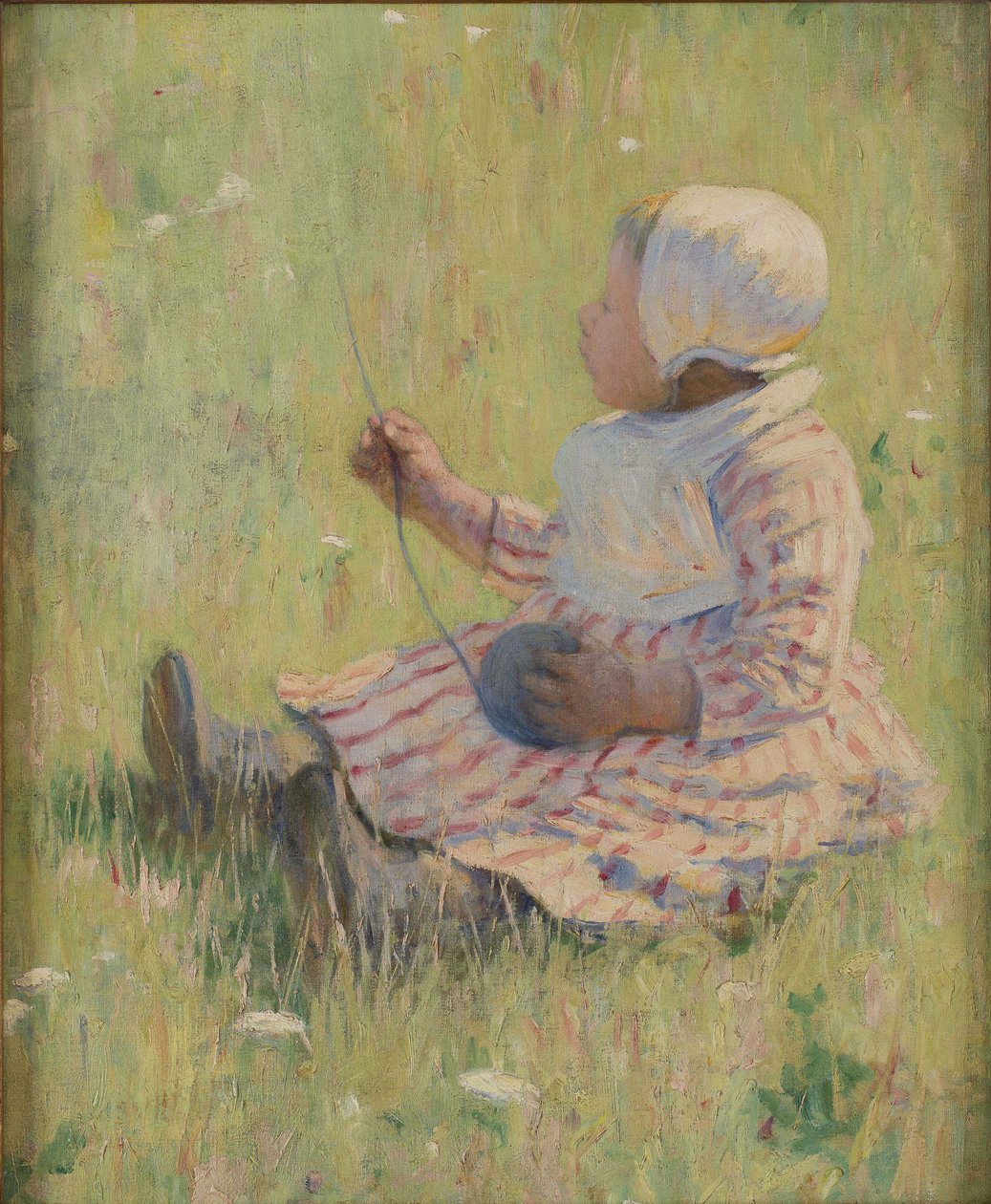Yün yumağıyla oynayan kız, c. 1875 by Mary Cassatt