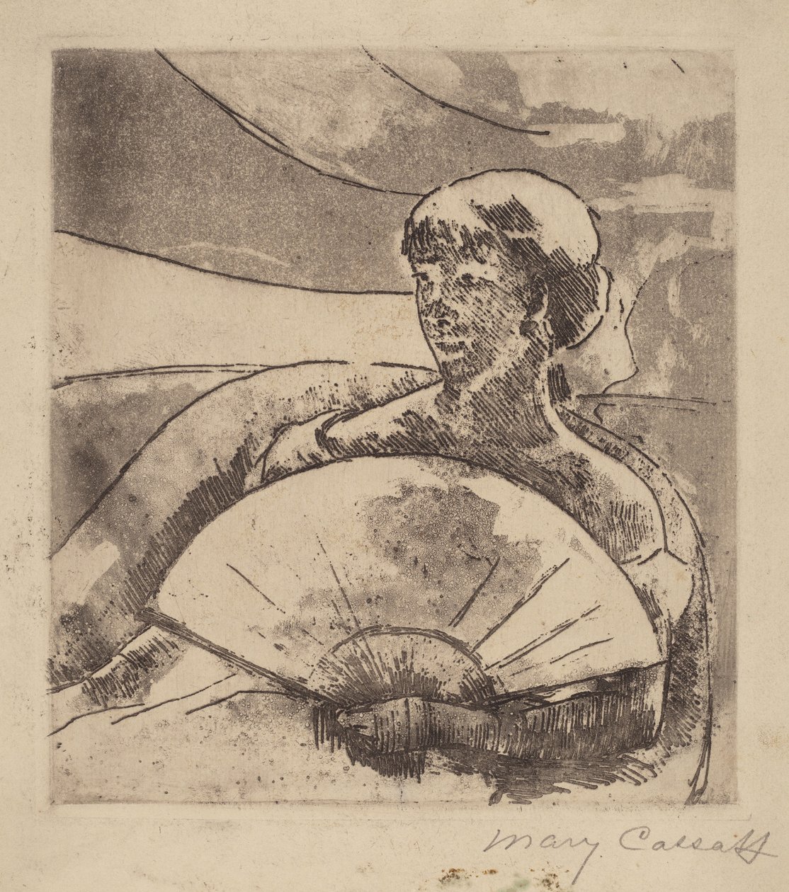 3 Numaralı Opera Kutusunda, c. 1880. by Mary Cassatt