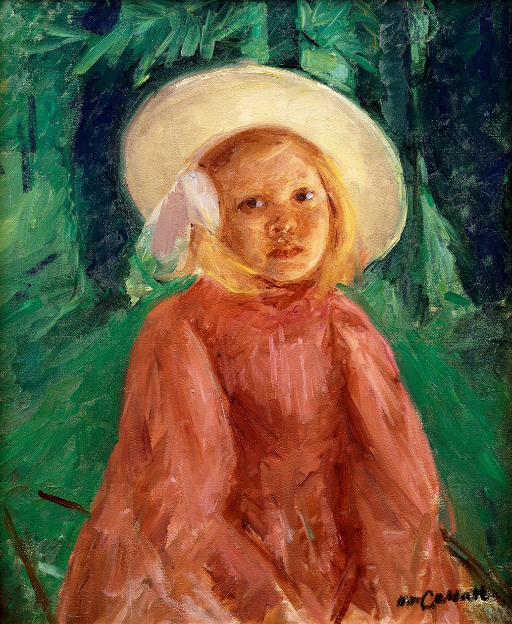 Frenk Üzümü Elbiseli Küçük Kız, 1912 by Mary Cassatt