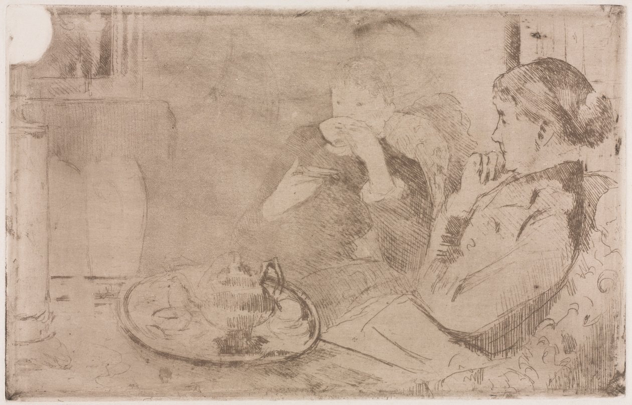 Lydia ve Annesi Çay