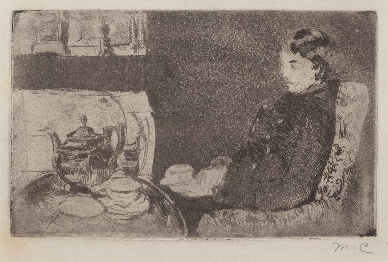 Lydia ikindi çayı by Mary Cassatt