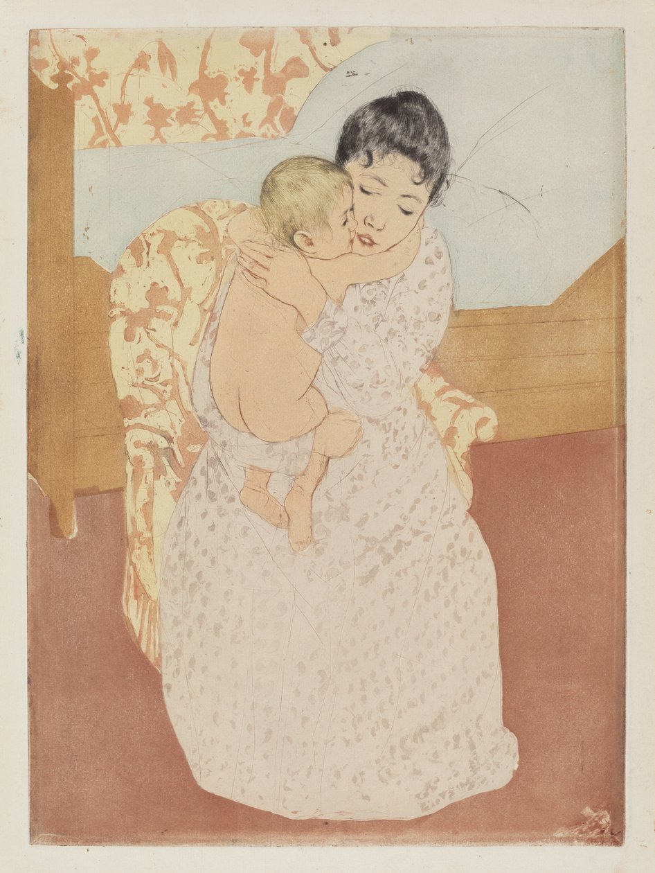 Anne Okşaması, 1890-1891. by Mary Cassatt