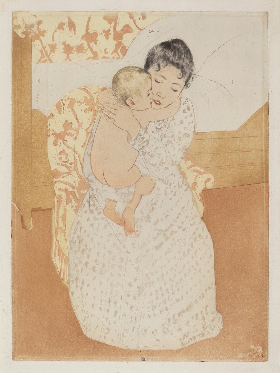 Anne Okşaması, 1890-1891. by Mary Cassatt