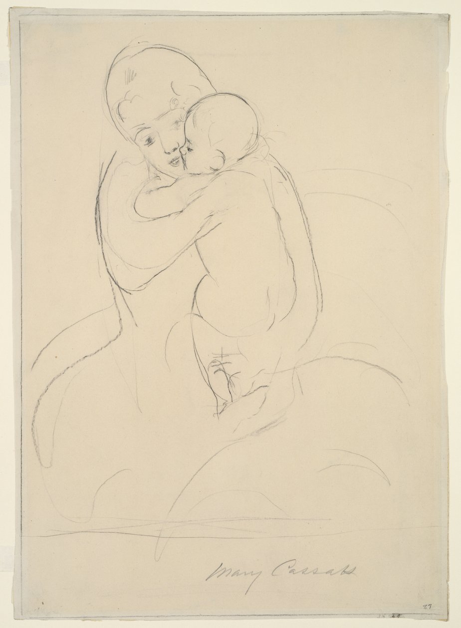 Anne Okşaması, 1921 by Mary Cassatt