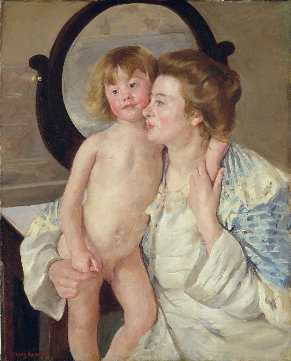 Anne ve Oğlan, 1899 dolayları by Mary Cassatt