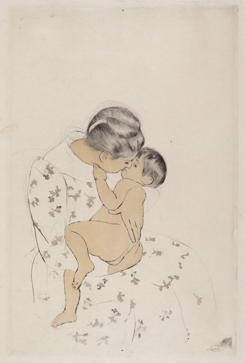 annenin öpücüğü by Mary Cassatt