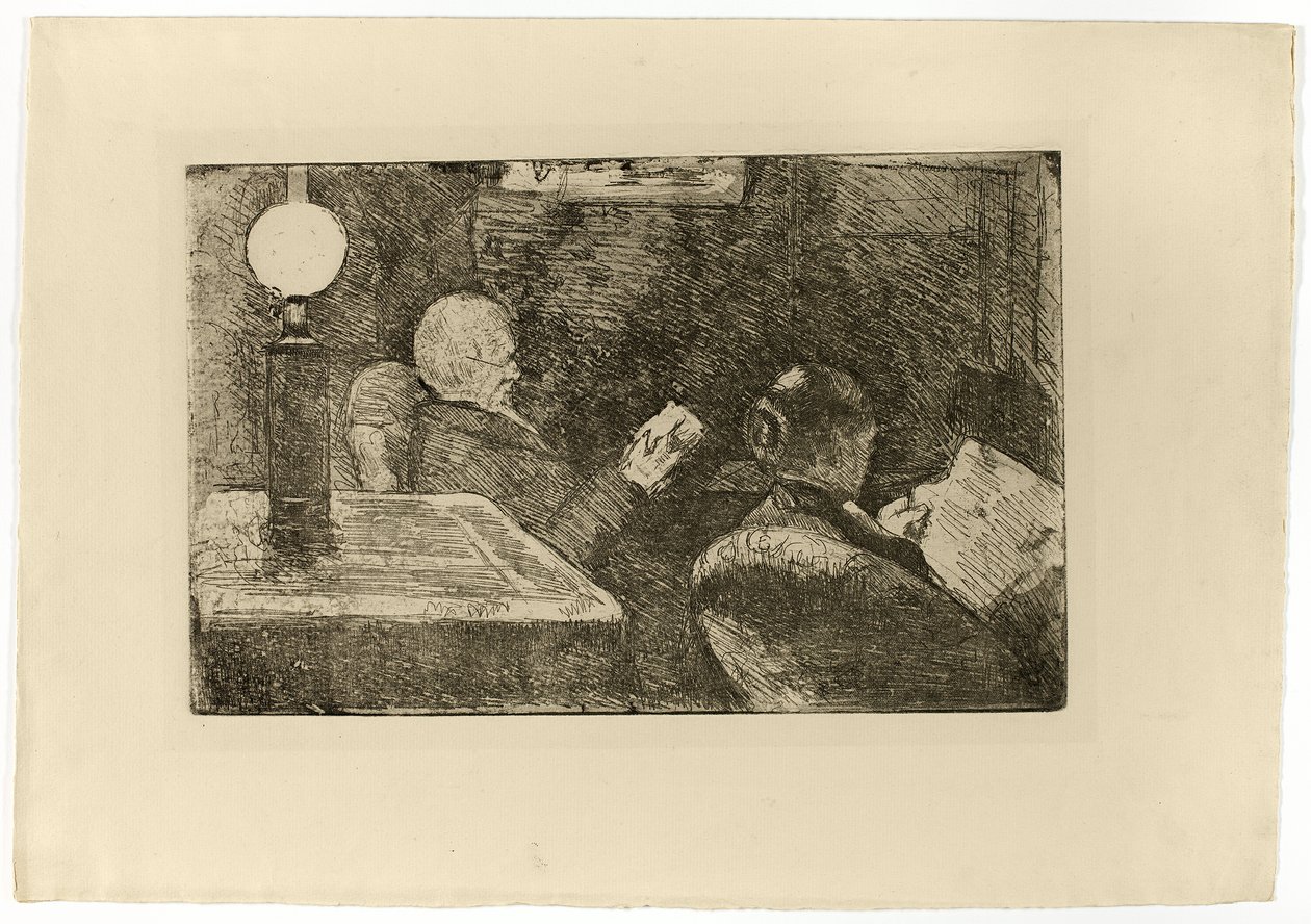 Bay ve Bayan Cassatt Okuma by Mary Cassatt