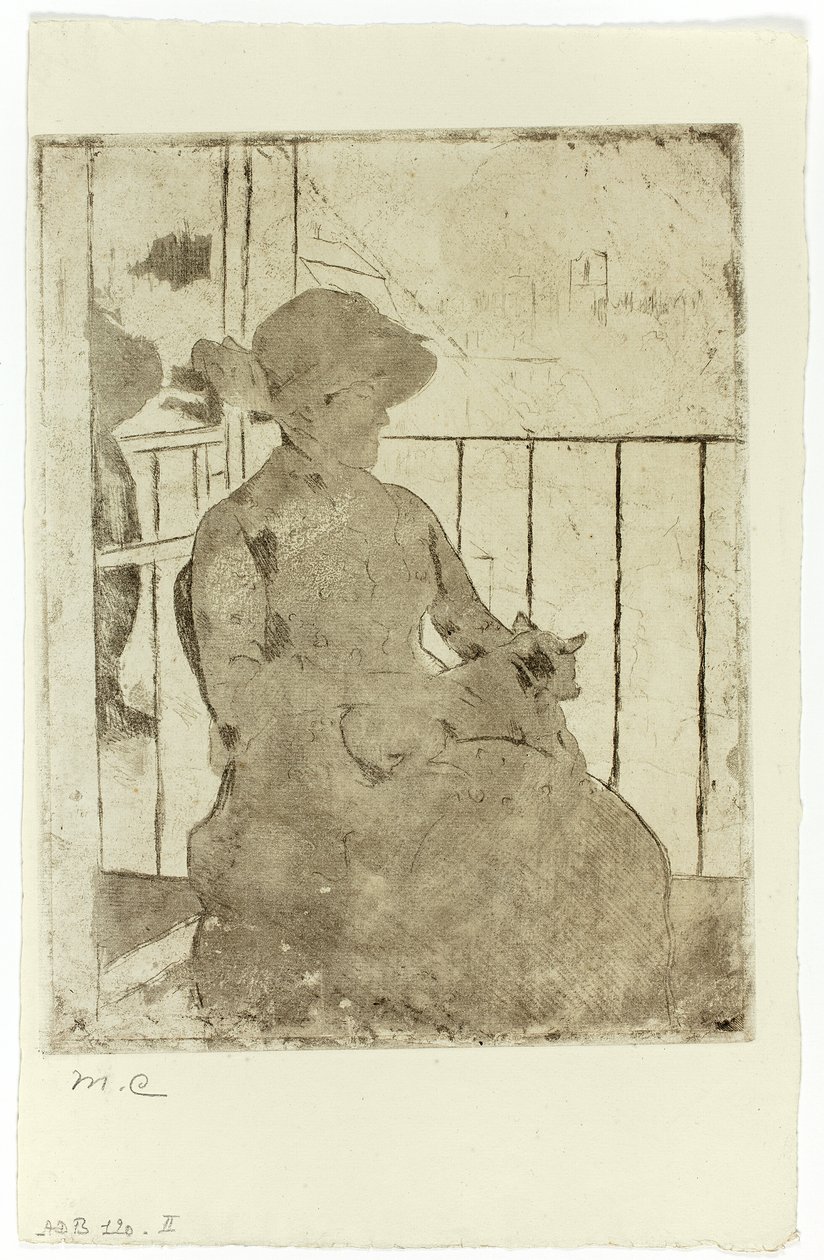 Balkonda by Mary Cassatt