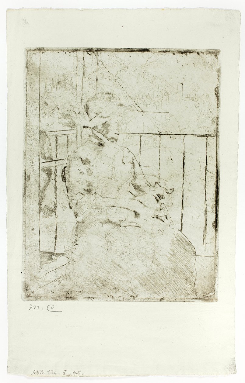 Balkonda by Mary Cassatt