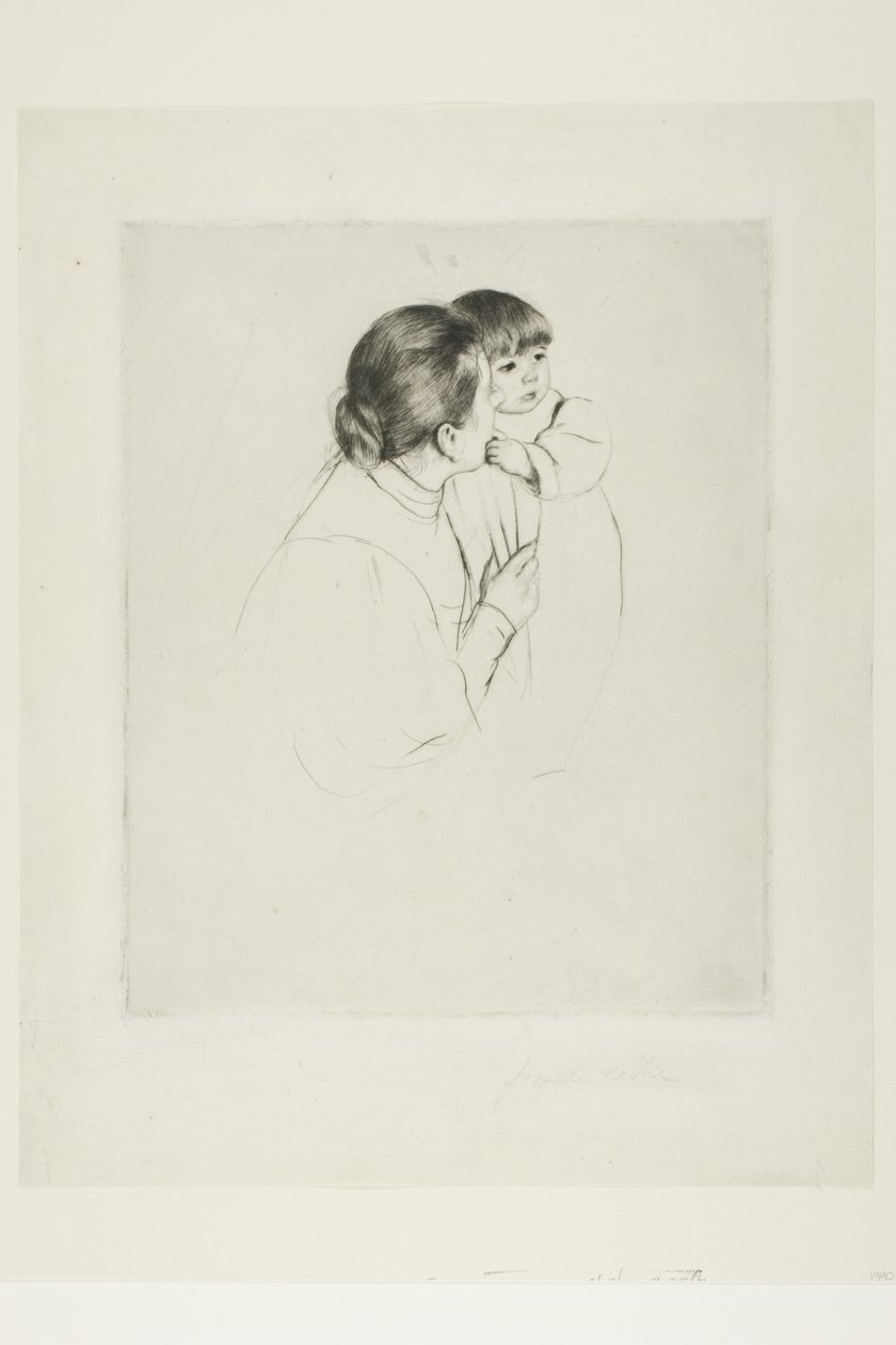 Köylü Anne ve Çocuk by Mary Cassatt