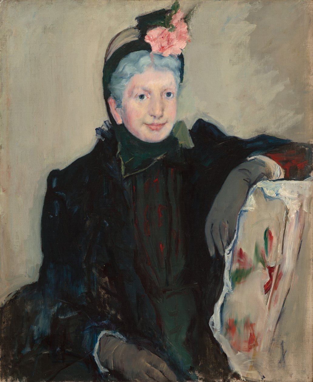 Yaşlı Bir Kadının Portresi, c. 1887. by Mary Cassatt