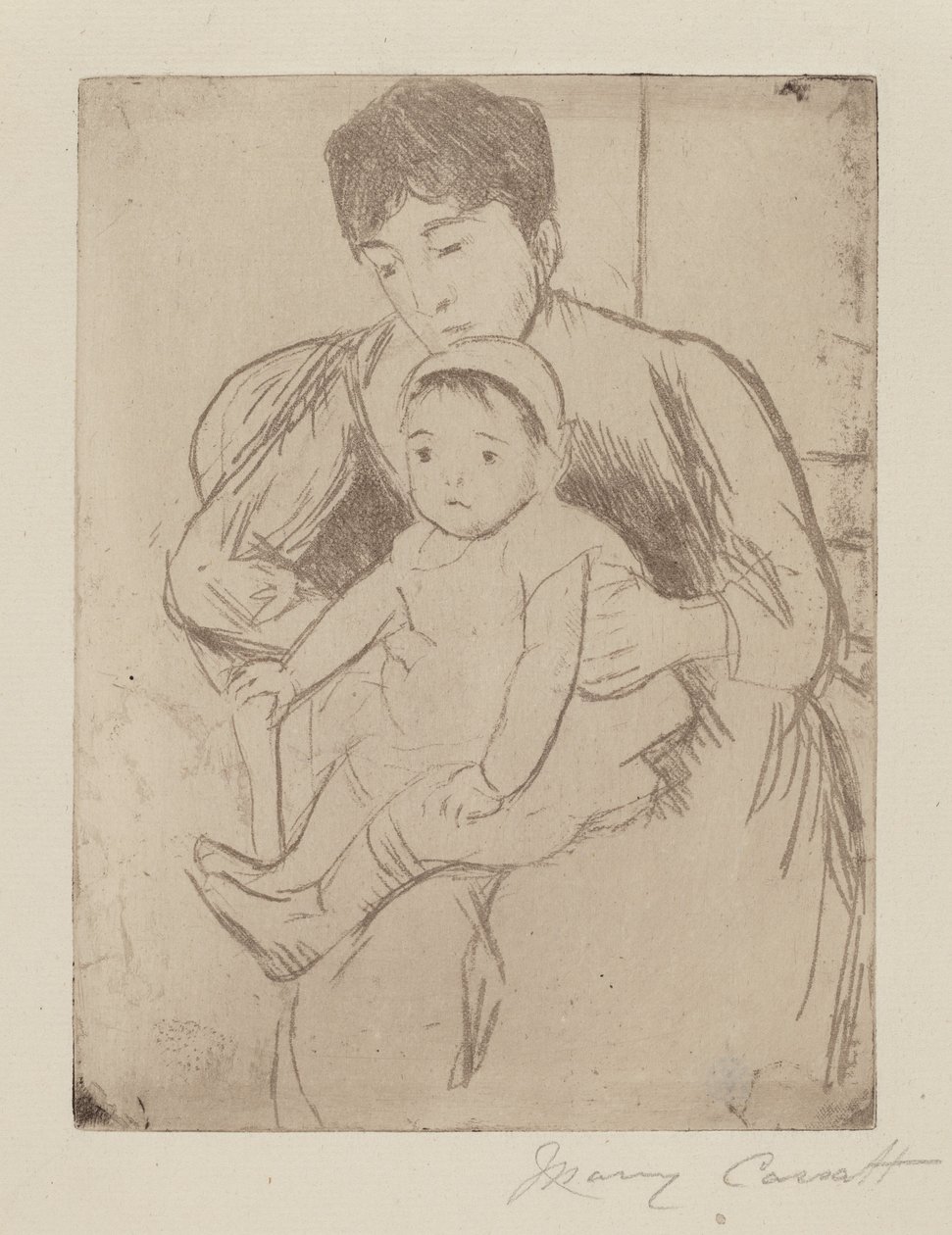 Geziye Fatura Hazırlama, c. 1889. by Mary Cassatt