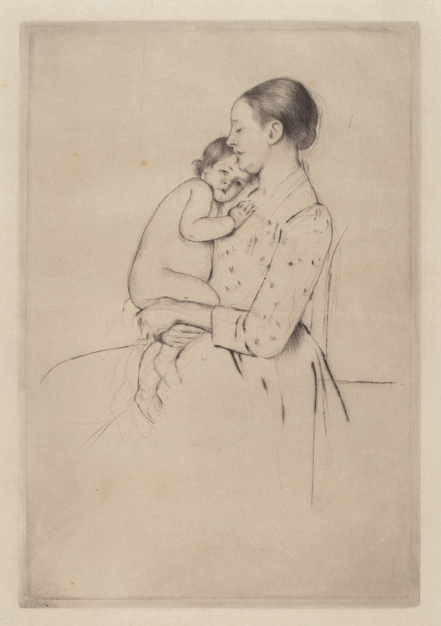 Sessizlik, c.1891 by Mary Cassatt
