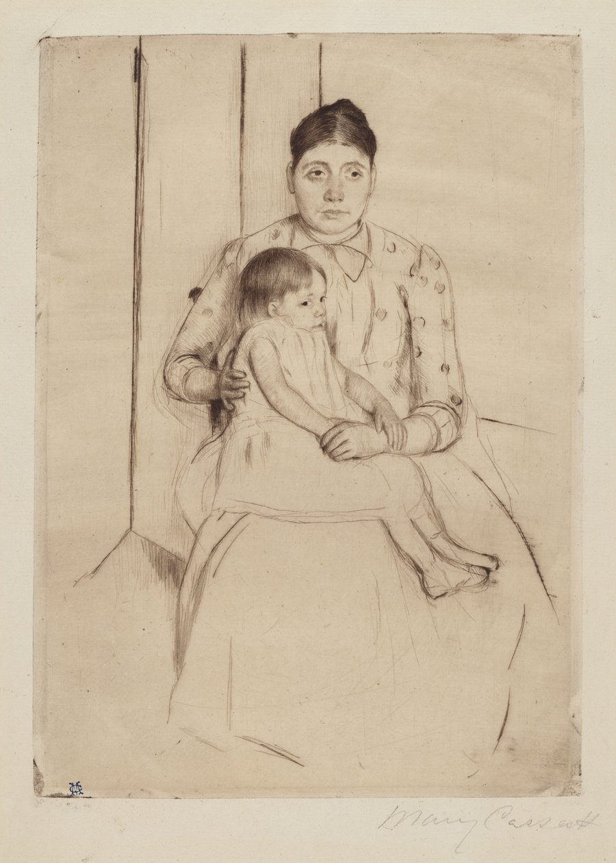 dinlenmek by Mary Cassatt