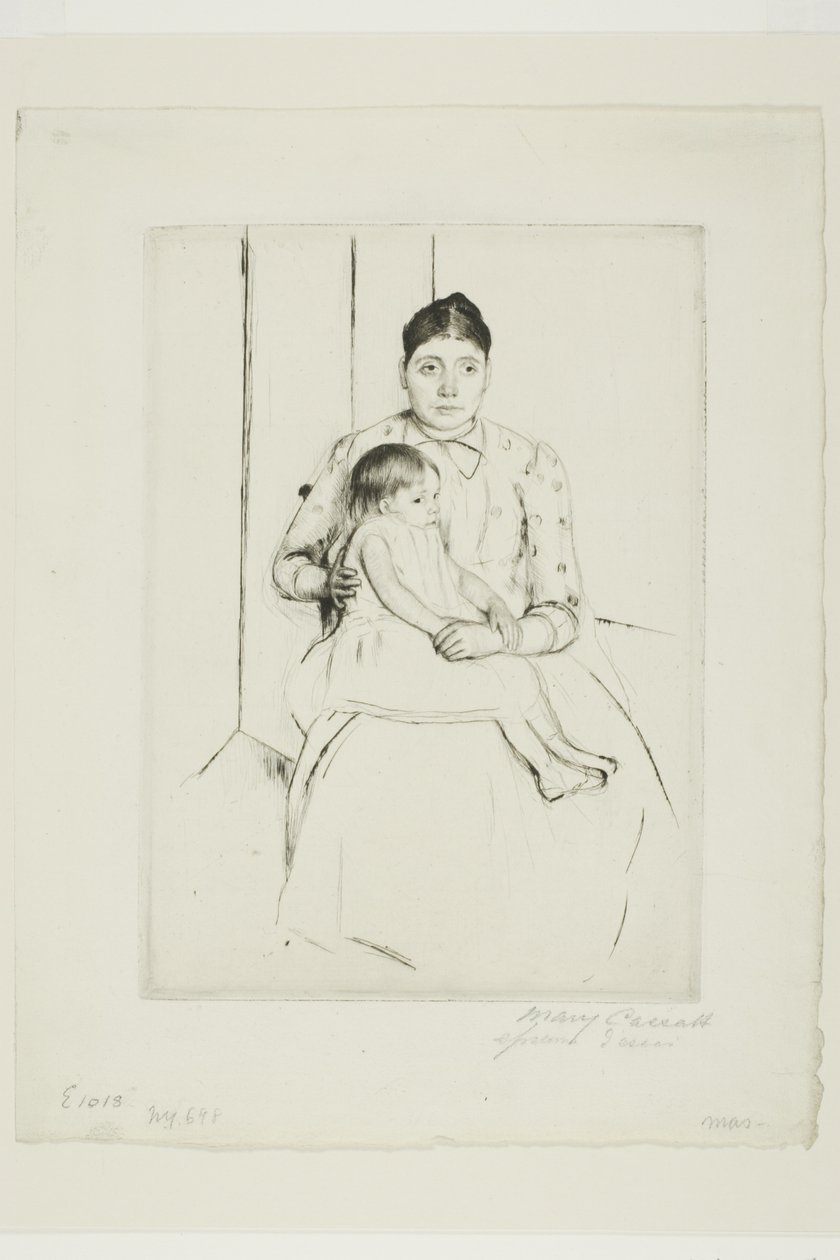 dinlenmek by Mary Cassatt