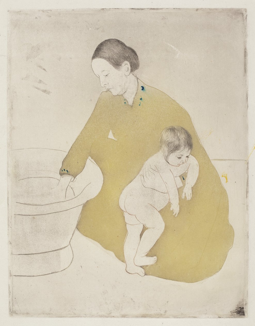 Hamam, 1890-1891. by Mary Cassatt