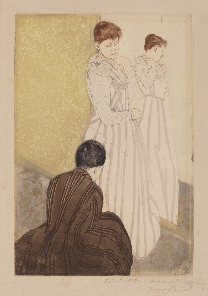 Bağlantı parçası by Mary Cassatt