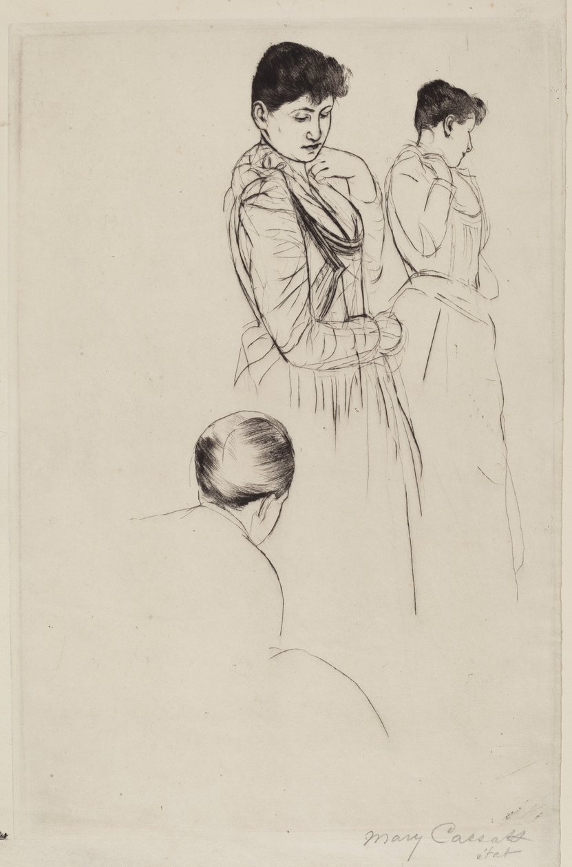 Bağlantı parçası by Mary Cassatt